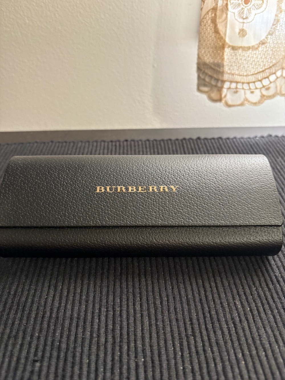 Burberry eyeglass case and box